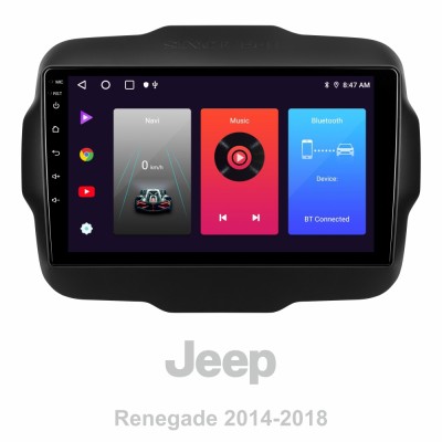 Штатна магнітола SIGMA F9216 ANDROID 10 2+32 Gb Jeep Renegade 2014-2018 9"