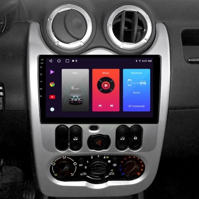 Штатна магнітола SIGMA F9216 ANDROID 10 2+32 Gb Renault Logan 1 Sandero For Dacia Duster 2009-2017 9"