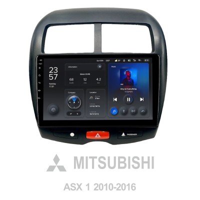 Штатна магнітола Teyes X1 2+32Gb Mitsubishi ASX 1 2010-2016 (A) 10"
