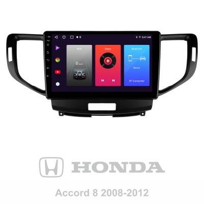 Штатна магнітола SIGMA F9216 ANDROID 10 2+32 Gb Honda Accord 8 2008-2012 9"