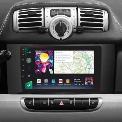 Штатна магнітола SIGMA PRO 9464 ANDROID 10 4+64 Gb 4G DSP Mercedes Benz Smart Fortwo 2 2010-2015 (F1) 9"