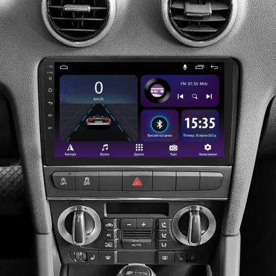 Штатна магнітола SIGMA E9232 ANDROID 10 2+32 Gb Audi A3 2 8P 2003-2013 S3 2 2006-2012 RS3 1 2011-2012 9"