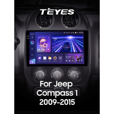 Штатна магнітола Teyes CC3 4+32 Gb Jeep Compass 1 MK 2009-2015 10" 2k