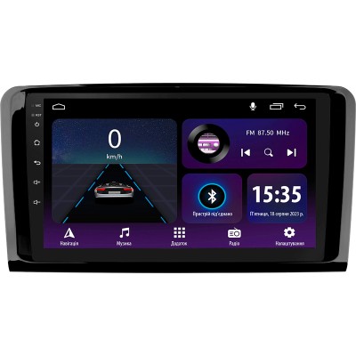 Штатна магнітола SIGMA E9232 ANDROID 10 2+32 Gb Mercedes Benz ML GL ML350 GL320 X164 2005-2009 (F1) 9"