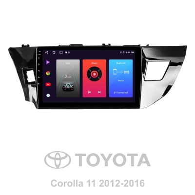 Штатна магнітола SIGMA F10216 ANDROID 10 2+32 Gb Toyota Corolla 11 2012-2016 (B) 10"