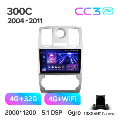 Штатна магнітола Teyes CC3 4+32 Gb Chrysler 300C 1 2004-2011 9" 2k (L1)