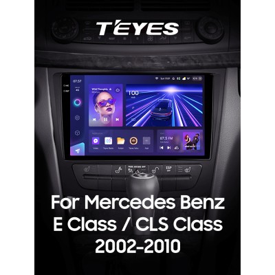 Штатна магнітола Teyes CC3 6+128 Gb Mercedes Benz E Class S211 W211 2002-2009 CLS Class C219 2004-2010 9" 2k