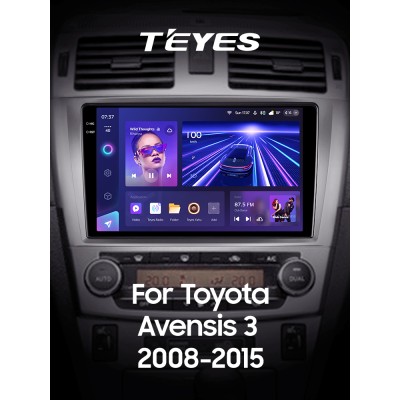 Штатна магнітола Teyes CC3 6+128 Gb Toyota Avensis 3 2008-2015 (F1) 9" 2k