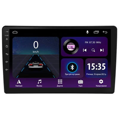 Штатна магнітола SIGMA E10232 ANDROID 10 2+32 Gb Volkswagen Universal For Volkswagen Bora/Golf 6/Passat/Scirocco/Sharan/Touran For Skoda Octavia/F 10"
