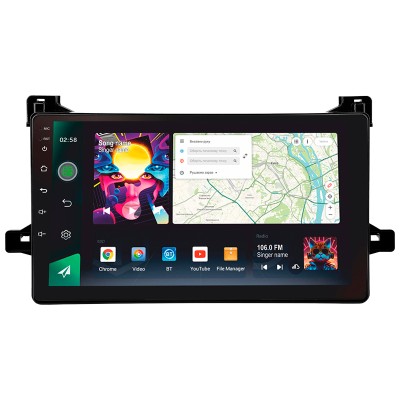 Штатна магнітола SIGMA PRO 9464 ANDROID 10 4+64 Gb 4G DSP Toyota Prius XW50 2015-2020 9"