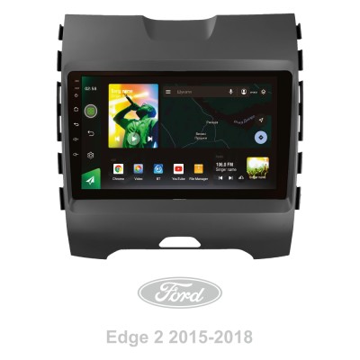Штатна магнітола SIGMA X9464 ANDROID 10 4+64 Gb 4G DSP Ford Edge 2 2015-2018 (F1) 9"