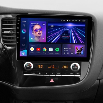Штатна магнітола Teyes CC3 4+32 Gb Mitsubishi Outlander 3 III GF0W GF0W GG0W 2018 - 2021 10"