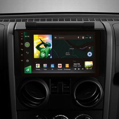 Штатна магнітола SIGMA X9464 ANDROID 10 4+64 Gb 4G DSP Jeep Wrangler 3 JK (F1) 2008-2010 9" (L1)