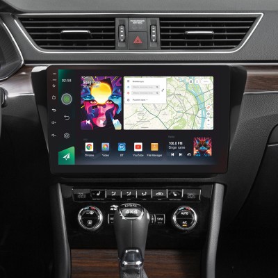 Штатна магнітола SIGMA PRO 108128 ANDROID 12 8+128 Gb 4G DSP Skoda Superb 3 2015-2019 10" 2k