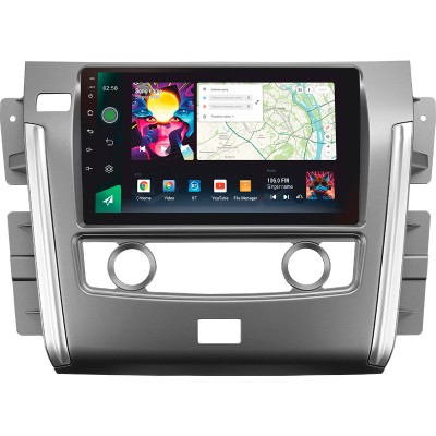 Штатна магнітола SIGMA PRO 10464 ANDROID 10 4+64 Gb 4G DSP Nissan Patrol 6 Y62 2010-2020 (F2) 10"