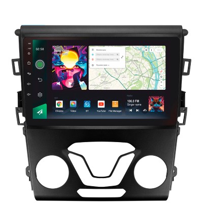 Штатна магнітола SIGMA PRO 9464 ANDROID 10 4+64 Gb 4G DSP Ford Mondeo 5 (ZYJ) 2014-2019 9"