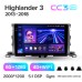 Штатна магнітола Teyes CC3 6+128 Gb з коловим оглядом 360° Toyota Highlander 3 XU50 2013-2018 10" 2k (L1)