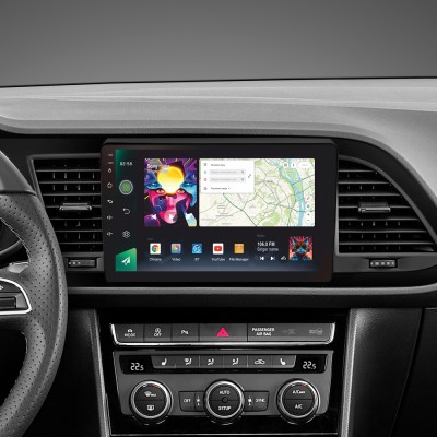 Штатна магнітола SIGMA PRO 9464 ANDROID 10 4+64 Gb 4G DSP Seat Leon 3 2012-2020 (F3) 9"