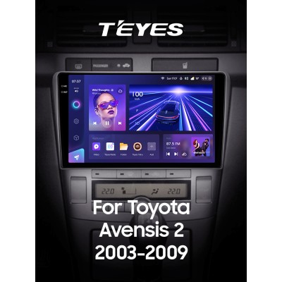 Штатна магнітола Teyes CC3 6+128 Gb з коловим оглядом 360° Toyota Avensis T250 2 II 2003-2009 9" 2k