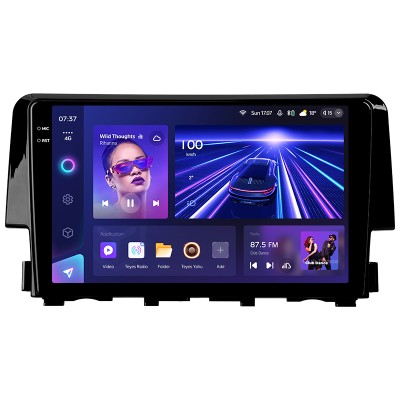 Штатна магнітола Teyes CC3 4+32 Gb Honda Civic 10 FC FK 2015-2020 9" 2k
