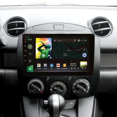 Штатна магнітола SIGMA X9464 ANDROID 10 4+64 Gb 4G DSP Mazda 2 DE 2007-2014 9"