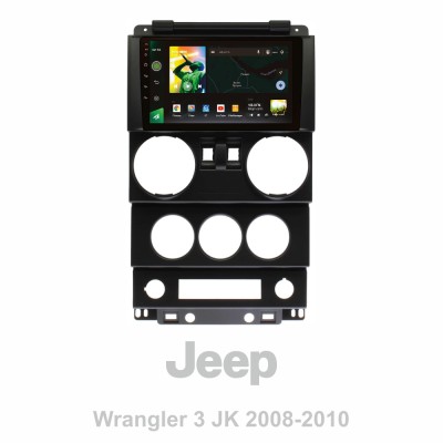 Штатна магнітола SIGMA X9464 ANDROID 10 4+64 Gb 4G DSP Jeep Wrangler 3 JK (F1) 2008-2010 9" (L1)