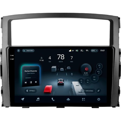 Штатна магнітола Teyes CC4 Pro 8+128 Gb Mitsubishi Pajero 4 V80 V90 2006-2024 9" 2k