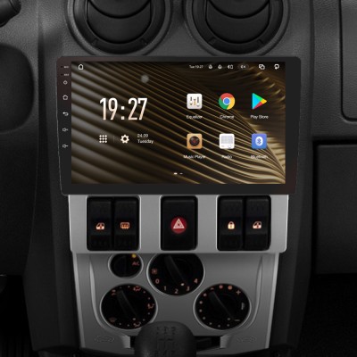 Штатна магнітола SIGMA S9432 ANDROID 10 4+32 Gb 4G DSP Renault Logan 1 2004-2009 9"