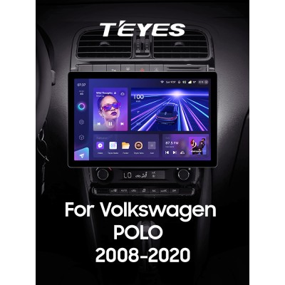 Штатна магнітола Teyes CC3 4+32 Gb Volkswagen POLO 5 (F1) 2008-2020 13" 2k
