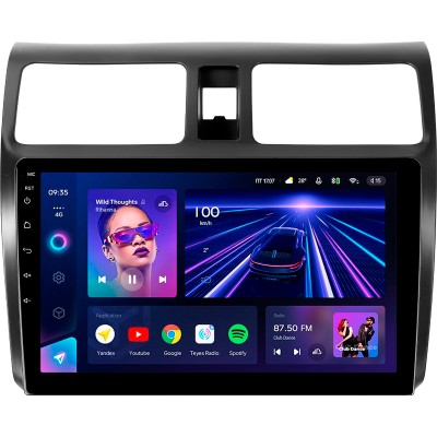 Штатна магнітола Teyes CC3 4+32 Gb Suzuki Swift 3 2003-2010 10"