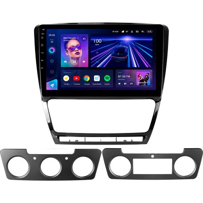 Штатна магнітола Teyes CC3 4+32 Gb Skoda Octavia 2 A5 2008-2013 10" black