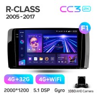 Штатна магнітола Teyes CC3 4+32 Gb Mercedes Benz R-Class W251 R280 R300 R320 2005-2017 (F1) 9" 2k