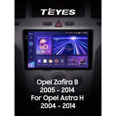 Штатна магнітола Teyes CC3 4+64 Gb Opel Zafira B 2005-2014 For Opel Astra H (F2) 2004-2014 9" 2k