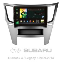 Штатна магнітола SIGMA X9464 ANDROID 10 4+64 Gb 4G DSP Subaru Outback 4 Legacy 5 2009-2014 9"