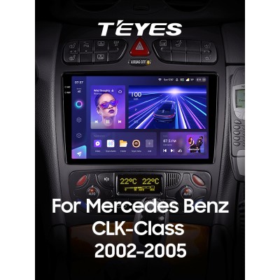 Штатна магнітола Teyes CC3 6+128 Gb з коловим оглядом 360° Mercedes Benz C Class S203 CL203 W203 (F1) 2000-2004 9" 2k (L1)