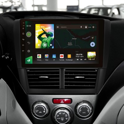 Штатна магнітола SIGMA X9464 ANDROID 10 4+64 Gb 4G DSP Subaru Forester 3 SH 2007-2013 For Subaru Impreza GH GE 2007-2011 9"