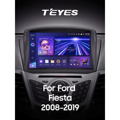 Штатна магнітола Teyes CC3 4+32 Gb Ford Fiesta Mk 6 (F2) 2008-2019 (B) 9" 2k