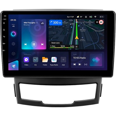 Штатна магнітола Teyes CC3L 4+64 Gb SsangYong Korando 3 Actyon 2 2010-2013 9"