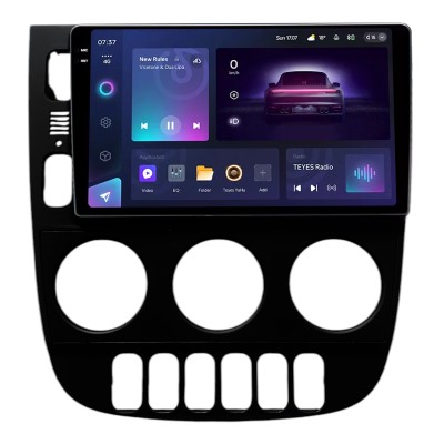 Штатна магнітола Teyes CC3 6+128 Gb з коловим оглядом 360° Mercedes Benz M-Class ML320 W163 ML320 2003-2005 LHD BLACK 9" 2k