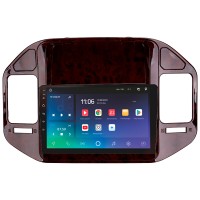 Штатна магнітола SIGMA PRO 9432 ANDROID 10 4+32 Gb 4G DSP Mitsubishi Pajero 3 V70 V60 1999-2006 (brown) 9"