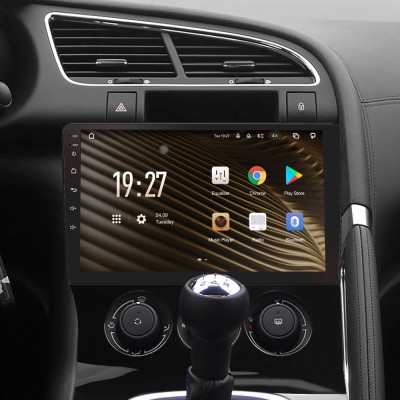 Штатна магнітола SIGMA S9432 ANDROID 10 4+32 Gb 4G DSP Peugeot 3008 1 2009-2016 (F1) 9"