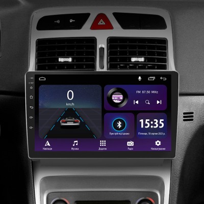 Штатна магнітола SIGMA E9232 ANDROID 10 2+32 Gb Peugeot 307 1 2001-2008 9"
