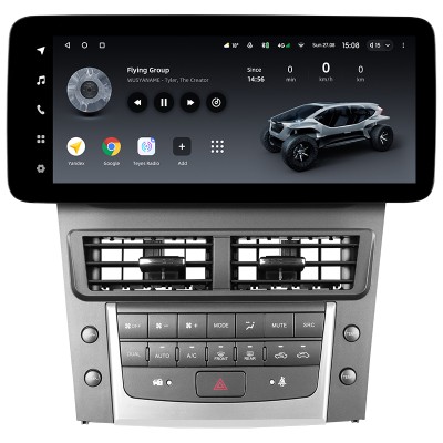 Штатна магнітола Teyes LUX ONE 4+32 Gb Lexus GS300 350 400 430 450h 460 3 S190 2004-2011 12.3" (L3)