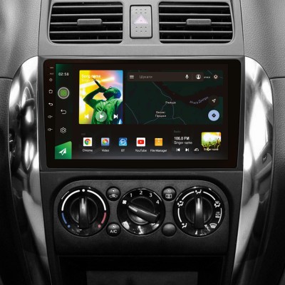 Штатна магнітола SIGMA X9464 ANDROID 10 4+64 Gb 4G DSP Suzuki SX4 1 2006-2014 9"