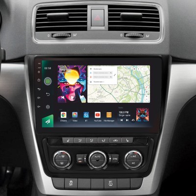Штатна магнітола SIGMA PRO 108128 ANDROID 12 8+128 Gb 4G DSP Skoda Yeti 5L 2009-2014 10" 2k