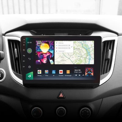 Штатна магнітола SIGMA PRO 10464 ANDROID 10 4+64 Gb 4G DSP Hyundai Creta IX25 2015-2019 10"