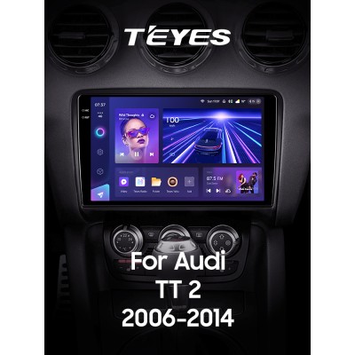 Штатна магнітола Teyes CC3 6+128 Gb Audi TT 2 8J 2006-2014 9" 2k