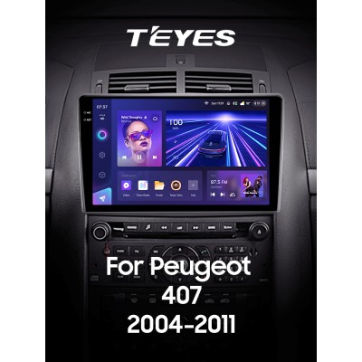 Штатна магнітола Teyes CC3 4+32 Gb Peugeot 407 1 2004 - 2011 (F1) 9" 2k (L2)