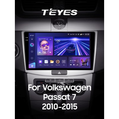 Штатна магнітола Teyes CC3 6+128 Gb з коловим оглядом 360° Volkswagen Passat 7 B7 2010-2015 10" 2k