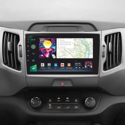 Штатна магнітола SIGMA PRO 9464 ANDROID 10 4+64 Gb 4G DSP Kia Sportage 3 SL 2010-2016 (C) 9"
